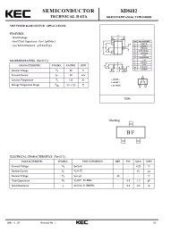 Datasheet KDS112 производства KEC